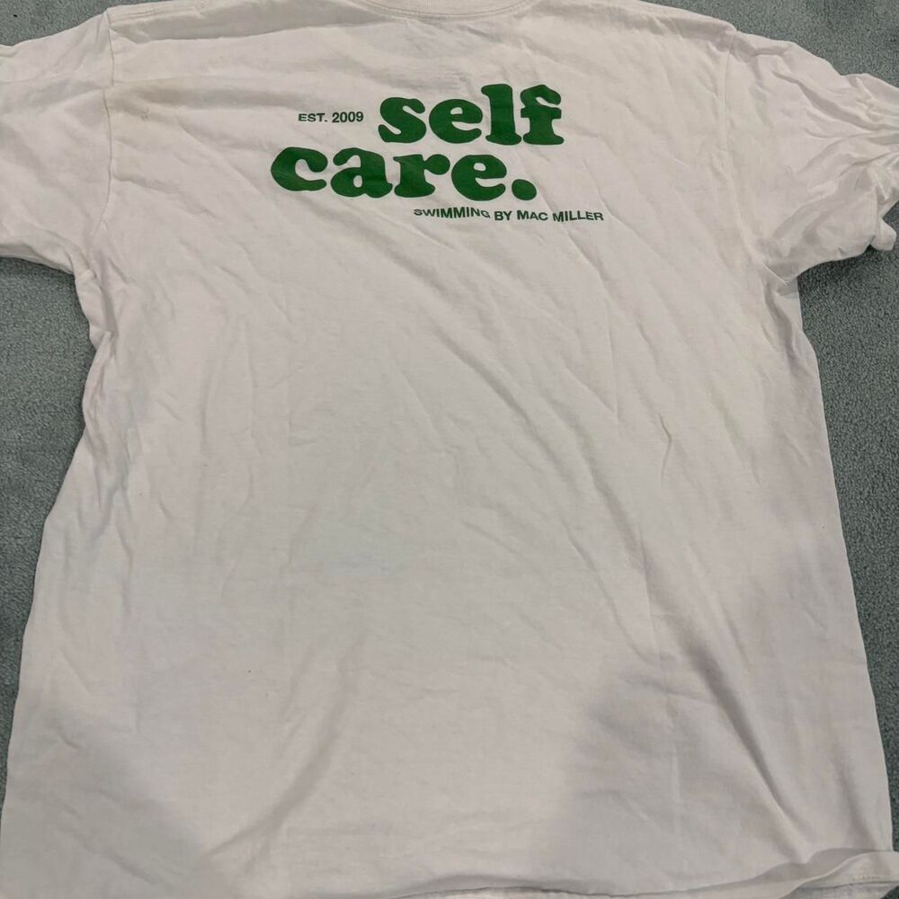 Pacsun Men's Green and White T-shirt
